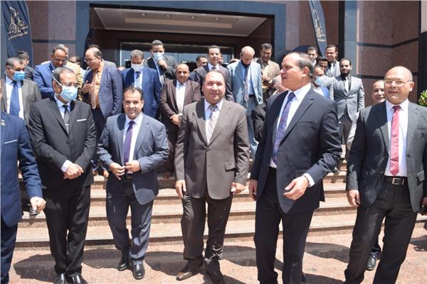 احتفالا باليوبيل الذهبي لجامعة سوهاج افتتاح منشآت جديد ة 