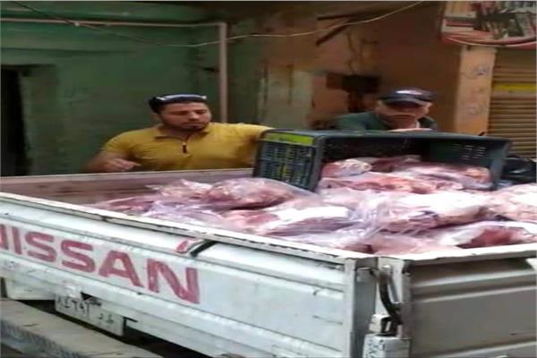 «شمال الجيزة» يضبط 720 كجم لحوم مذبوحة خارج المجازر الحكومية 