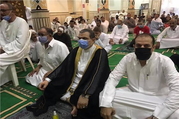 وزير القوى العاملة يؤدى صلاة الأضحي فى الشرقية