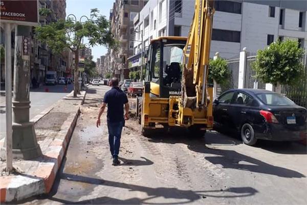 رفع كفاءة حالة النظافة بالمنيا 