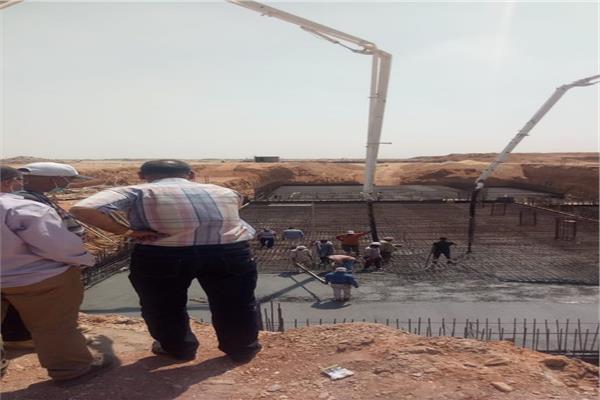 أعمال إنشاء محطة بدر