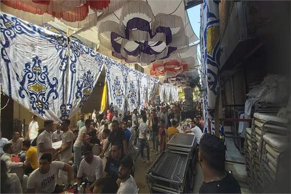 إتخاذ الإجراءات القانونية تجاه فرح يعيق الطريق بشبرا الخيمة بالقليوبية 
