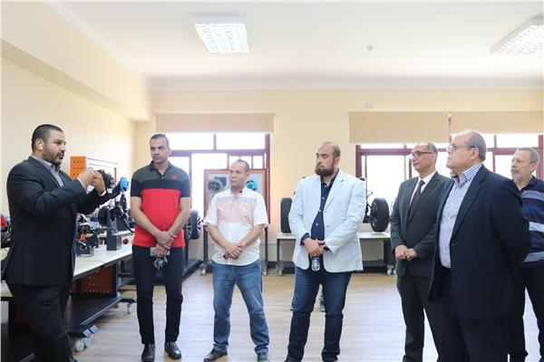 رئيس جامعة الدلتا التكنولوجية يتابع استعدادات الجامعة لبداية العام الدراسي الجديد