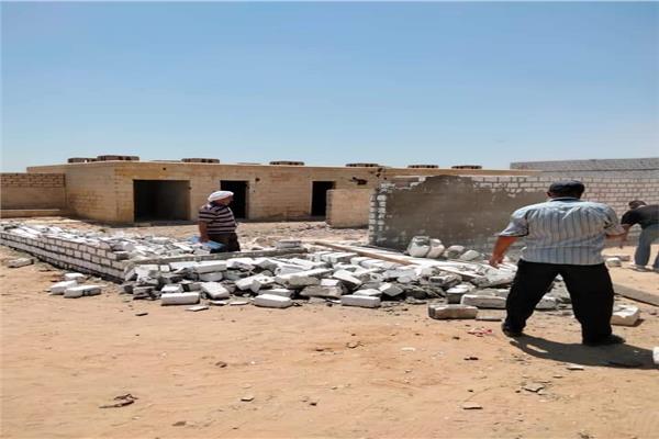  ازالة 4 حالات تعدي علي املاك دوله بالمنيا 