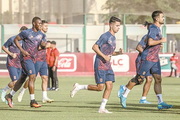 جدية فى تدريبات الأهلى استعدادا لمواجهة أسوان