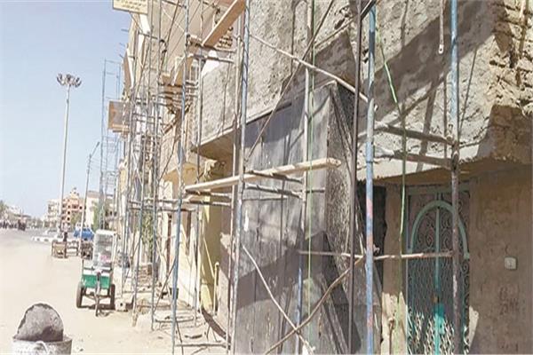  أعمال طلاء واجهات المبانى بطول طريق الكباش