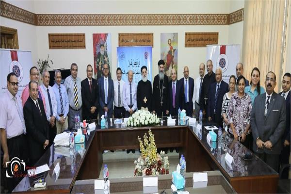 بروتوكول تعاون بين بطريركية الأقباط الأرثوذكس بالأسكندرية والمعهد القبطى للتدبير الكنسي والتنمية