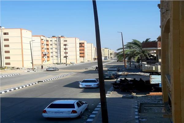 مشروع  تطوير المحاور بمدينة العريش 