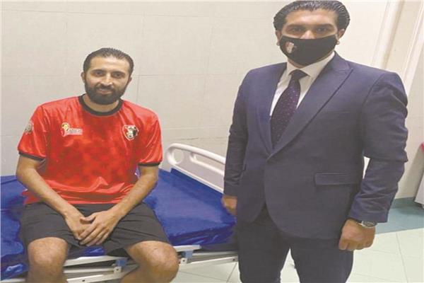 إبراهيم كمال لاعب منتخب الصالات اكتشف اصابته بالملاريا