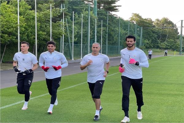تدريبات حراس المنتخب الأولمبى 