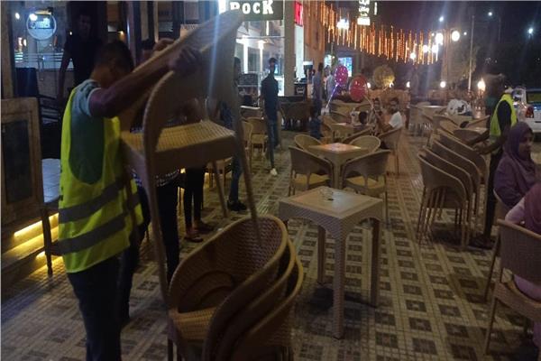 خلا إزالة الإشغالات بمدينة دمياط الجديدة