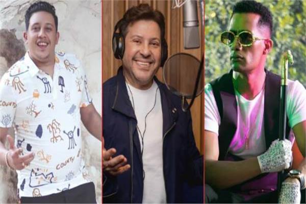 محمد رمضان وهاني شاكر وحمو بيكا