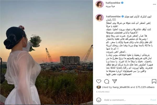 الفنانة اللبنانية هيفاء وهبي