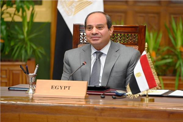 الرئيس السيسي خلال مشاركته في المؤتمر