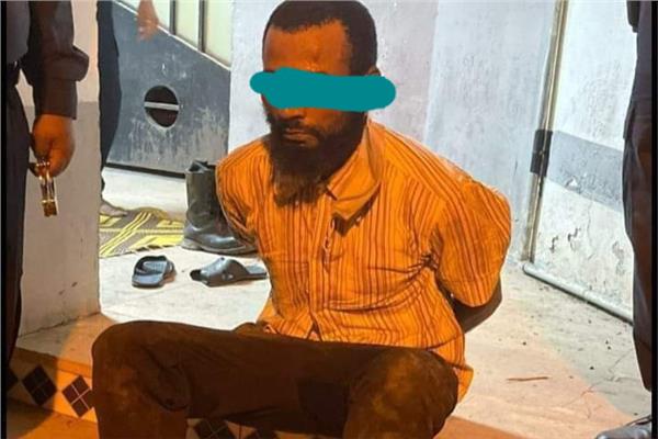 الجاني المتهم بذبح والدته 