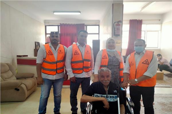  فريق التدخل السريع المركزي بوزيرة التضامن الاجتماعى