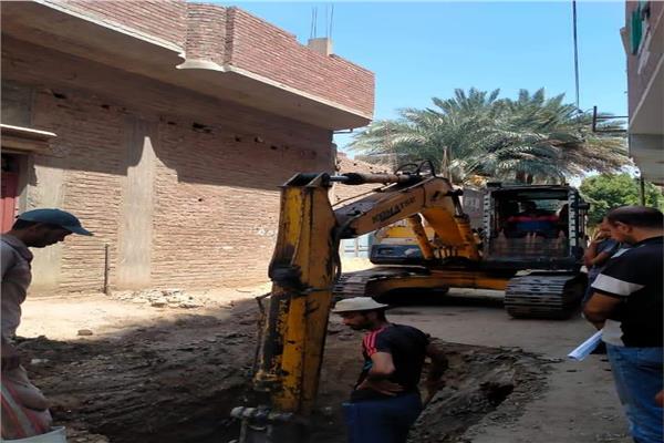 بدء تتفيذ مشروعات حياة كريمة بقرى مركز البلينا