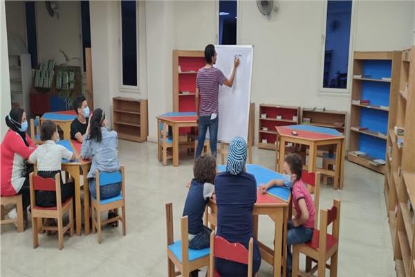 فعاليات دور التربية الثقافية بإحدى المكتبات