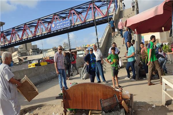 رفع اشغالات بحى شرق الاسكندرية 