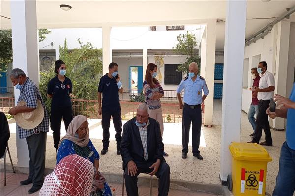 صورة من حملة التطعيم