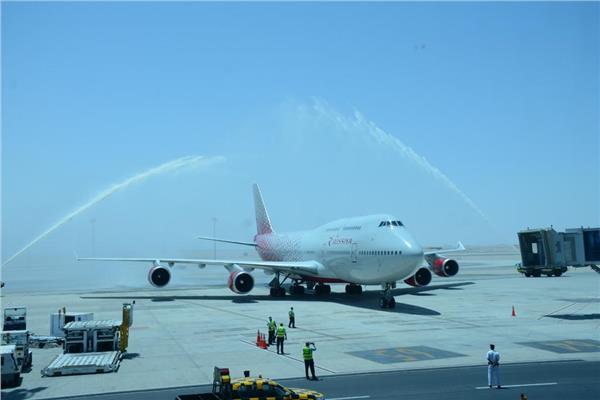 مطار الغردقة الدولى يستقبل أولى رحلات Rossiya Airlines 