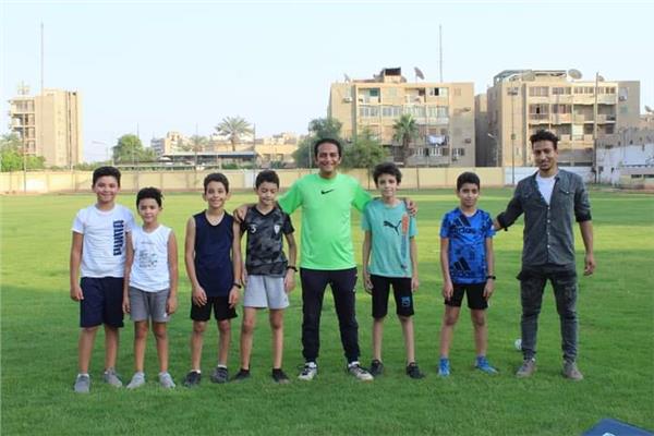 فريق الاسكواش بنادي المنيا الرياضي