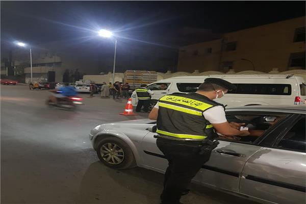 حملة مرورية بشارع خاتم المرسلين في العمرانية