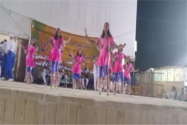 بورسعيد للفنون الشعبية تتألق بدمياط الجديدة