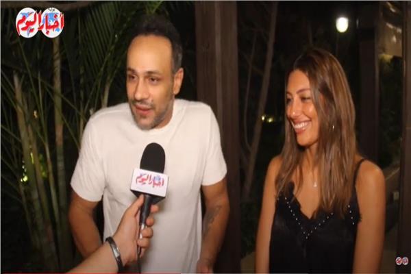 محمد عطية وميرنا الهلباوي