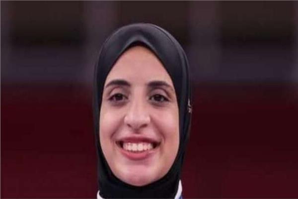  فريال أشرف لاعبة الكاراتيه