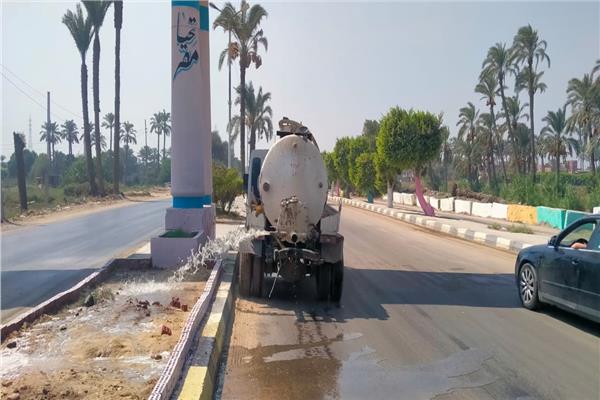 تجريد الطريق السريع في البدرشين بالجيزة