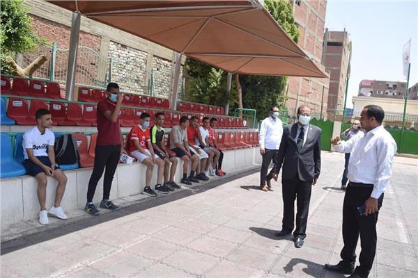 اختبارات  القبول بالتربية الرياضية تتواصل بجامعة سوهاج 