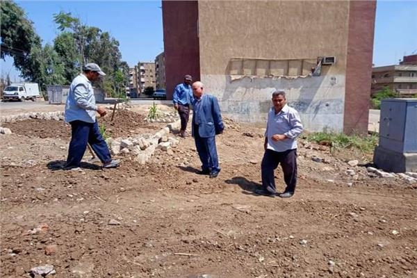 تطوير الحدائق العامة لجعلها متنفس مجانى للمواطنين بكفر شكر بالقليوبية 