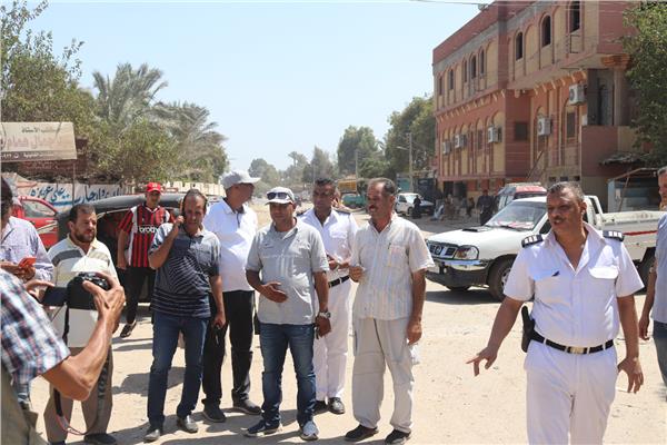 مبادرة تجميل مدخل قرية دهشور بالجيزة