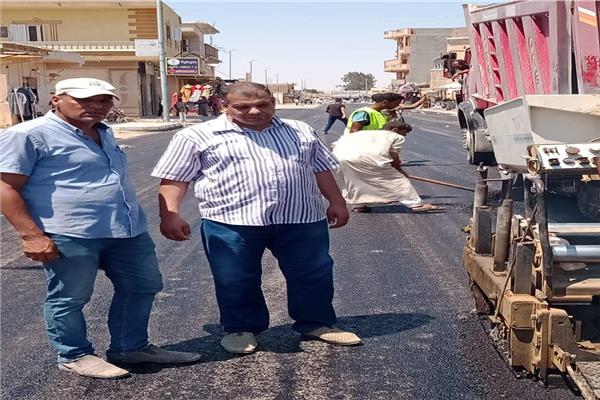 تنفيذ الأعمال المتوقفة بمدينة الضبعة