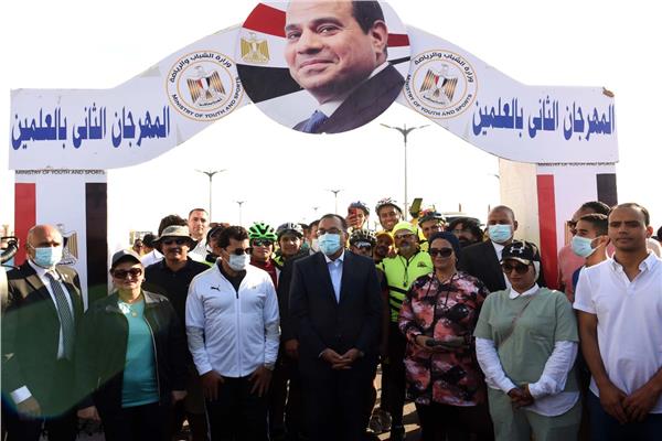 د. مصطفى مدبولي خلال الماراثون