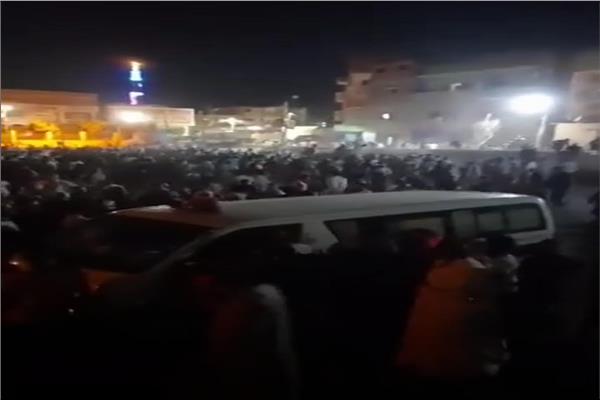 جنازة مهيبة لطالب الثانوية العامة ببني سويف الذي توفي بسكتة قلبية‎‎