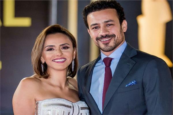 أحمد داوود وزوجته علا رشدى