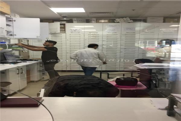 جانب من إجراءا الصحة لإغلاق مستشفى التجمع