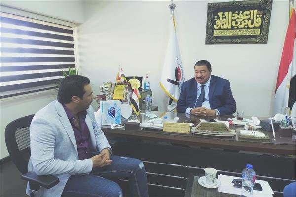 مطيع فخري خلال حواره مع محرر بوابة أخبار اليوم 
