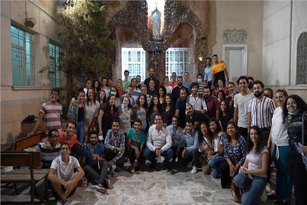  اجتماعات للانبا باخوم مع شباب الايبارشية 