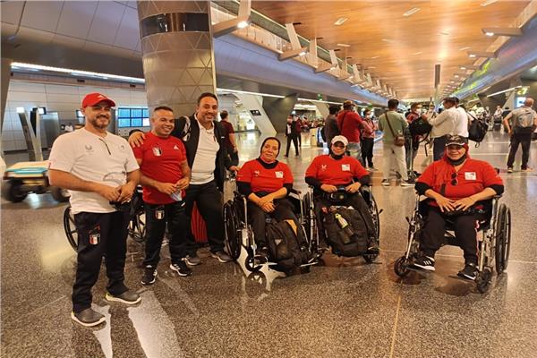 البعثة البارالمبية تصل الدوحة