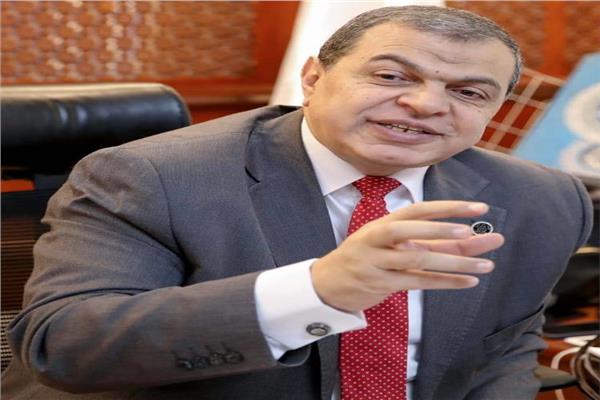 وزير القوي العاملة محمد سعفان