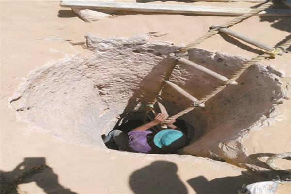 إحدى الآبار الرومانية فى الصحراء الغربية