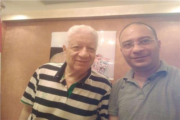 محرر بوابة اخبار اليوم مع المستشار مرتضي منصور