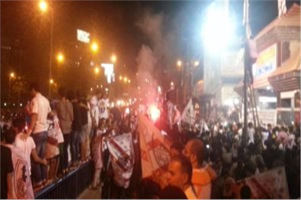 احتفالات جماهير الزمالك