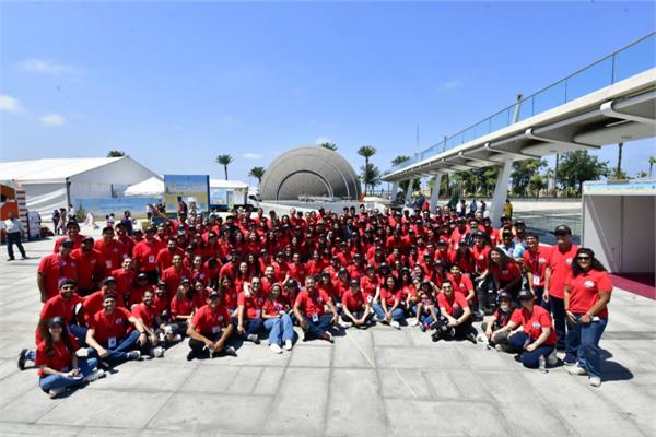زيارة شباب ملتقى لوجوس الأول مكتبة الإسكندرية