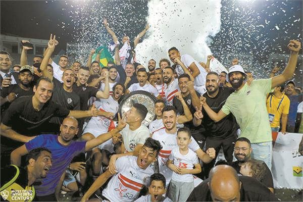 الزمالك بطل نسخة الدورى رقم 62