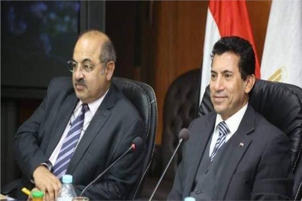 أشرف صبحي وهشام حطب