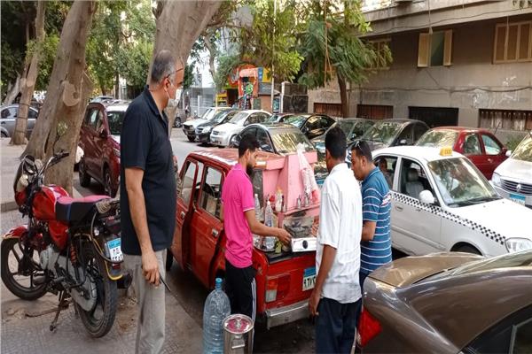 حملة انضباط في شوارع وميادين الدقي بالجيزة 